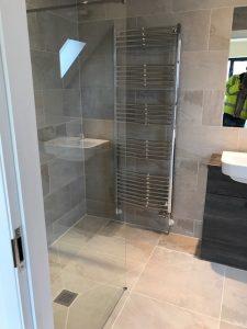 The bathroom in Plot 5 - Fullers Field, Westerfield - Harrison & Wildon