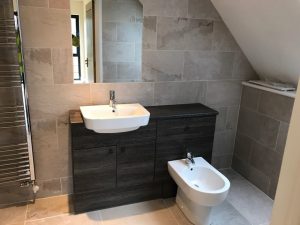 The bathroom in Plot 5 - Fullers Field, Westerfield - Harrison & Wildon