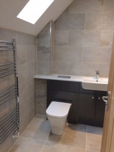 The bathroom in Plot 12 - Fullers Field, Westerfield - Harrison & Wildon