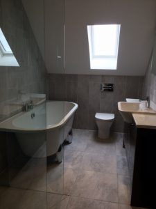 The bathroom in Plot 6 - Fullers Field, Westerfield - Harrison & Wildon