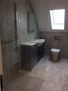 The bathroom in Plot 6 - Fullers Field, Westerfield - Harrison & Wildon